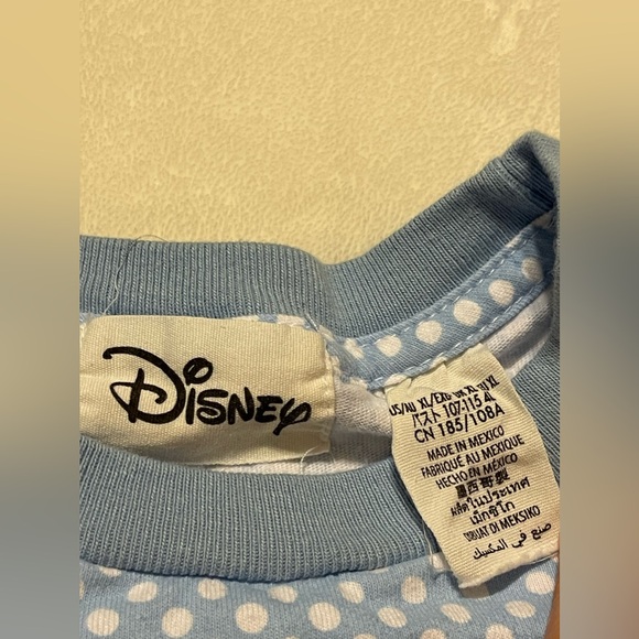 Disney Parks Daisy Duck And Friends Blue Polka Dot Crewneck Top Women’s Size XL - Picture 2 of 9